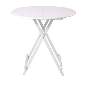 Tavolo Da Tavolo Pieghevole Semplice Tavolo Da Pranzo Pieghevole, Tavolo Rotondo Portatile Multifunzionale, Studio Conveniente Tavolo Rotondo In Dormitorio, Adatto Per Studio / Ufficio / Sala Da Pranz
