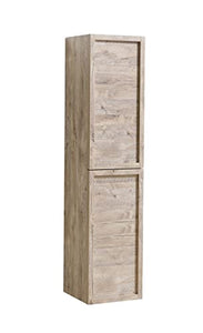 Badplaats B.V. Mobiletto del Bagno Vermont 172 cm Nature Wood - Mobiletto armadietto per Il Bagno, Armadio mobili Cabinet Laterale