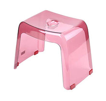 HYYDP Bagno Sgabello Sgabelli da Bagno Sedile da Doccia Sgabello da Lavaggio a Piedi Sgabello da Ufficio Traspirante Trasparente (Color : A)