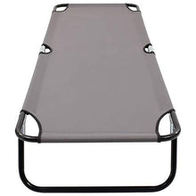 Festnight Lettino Prendisole Pieghevole in Acciaio 190 x 58 x 28 cm Lettino Prendisole Pieghevole Brandina da Spiaggia Mare Max Portata 120 kg per Mare Spiaggia Campeggio Piscina
