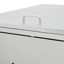 Tidyard Copribidone per Spazzatura Quadruplo per 4 Bidoni in Acciaio Inox da Giardino per Esterno,Copribidone da Giardino per Esterno,Copribidone in Acciaio,Copribidone in Metallo 276x77,5x115 cm