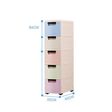 BUDBYU Armadio Laterale Stretto, Armadio Laterale Trapuntato Armadio cassettiera Armadio Bambino Armadio da Cucina cassettiera da Bagno risparmia Spazio