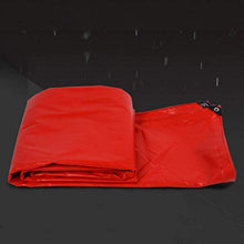 NYKK Teloni PVC Impermeabile incatramata, Parasole Antipioggia Protezione Solare Tela incatramata, Rosso Copertura in Telo (Size : 4 * 4M)