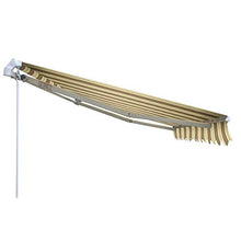 VERDELOOK Tenda da Sole Itaca avvolgibile ad inclinazione fissa, larghezza 3 m e sporgenza 2 m, beige e marrone