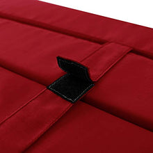 PROHEIM Materasso Pieghevole per Ospiti Letto per Ospiti da Viaggio in Diversi Colori e Dimensioni, Colore:Rosso, Dimensione:195 x 80 x 10 cm