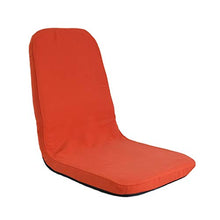 MeiMei Giapponese Lazy Couch Pieghevole Piccolo Divano Letto Singolo bay Window Bedrest Sedia (Color : Orange)