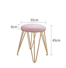 X.Home.Bar stool Trucco delle Famiglie Sgabello, Soggiorno Divano Sgabello Porta d'ingresso del Pattino Modifica Sgabello di Bellezza Sgabello (Color : White)
