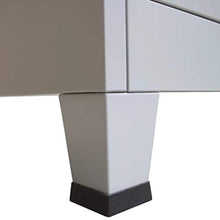 Cikonielf - Armadio guardaroba in metallo, con cassetti, in acciaio, porta con chiusura a chiave, 6 scomparti, 90 x 45 x 180 cm