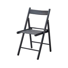 zvcv Sedia Pieghevole Sedia Pieghevole Nera Sedia da Tavolo da Pranzo Sedia da Cucina Schienale Sedia da caffè da Campeggio all'aperto