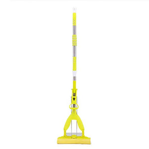 SSAYY Spray Mop Mop di Cotone Trapuntato in Spugna Assorbente Lavabile A Mano in Plastica Pieghevole per La Pulizia in Acciaio Inossidabile