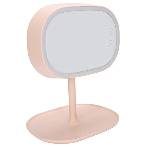 Lampada da specchio per cosmetici Lampada da tavolo con albero rotante di 180 ° Specchio per il trucco portatile per camera da letto