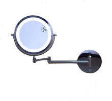 Specchio Specchi per vanità da Bagno spogliatoio Muro Trucco a Parete LED Illuminato a Due Lati 360 ° Girevole Estensibile (Size : Reverse 10 Times)