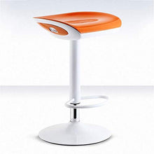 LXYPLM Sgabello Sedie Bar Barstools Rotazione Regolabile in plastica Bar Sedie Sedile, Pub casa contatore for Il Tempo Libero del Metallo Creativo sgabelli Alti Arredo Bar Cucina (Color : Orange)