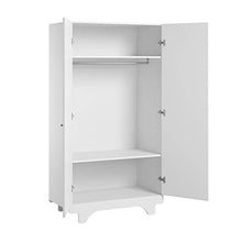 Letto 70x140 allungabile e Armadio 2 ante Vox Playwood - Bianco