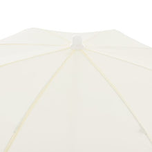 casa.pro] Ombrellone Moderno Parasole Protezione Color Crema Ø x A 140 x 164 m