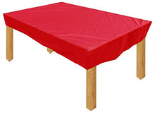 YULIAN kbAcquisto Pirate Copertura Giardino Premio Copertura di mobili da Esterno Tavolo e Sedia Polvere 245x105x15 cm Patio Coperto Impermeabile 600D Oxford Tessuto Rosso