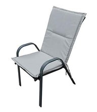 XONE Kit 4 Cuscini per Poltrone Set Riccione 90x40x4cm | Quattro Cuscini Imbottito Sedia Riccione in Poliestere