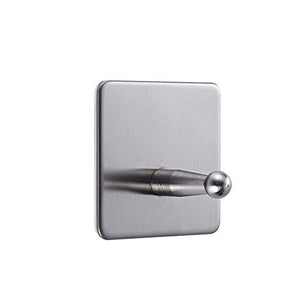 Gancio bagno cucina 4 pezzi ganci adesivi impermeabile fissato al muro ganci cremagliera bagno in acciaio inox asciugamano accappatoi casa ufficio cappotto cappello chiavi borse ganci organizer Gancio