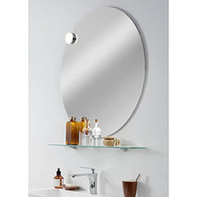 Fackelmann - Set di mobili da bagno, 5 pezzi, modello Lima, con lavandino in ghisa, 80 cm, specchio da bagno e ripiano in vetro