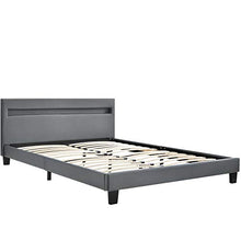 GYF Rete del Letto Struttura Letto Legno per Letto Bed Frames Bed Ecel Leather Bed Frames Classic Element Design LED Illuminazione Offre Una qualità Ideale del Sonno.