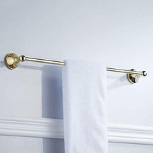 ZLININ Y-longhair Mensola Bagno Europeo In Ottone Retrò Oro Portasciugamani Singolo Pole Hardware Accessori Da Bagno