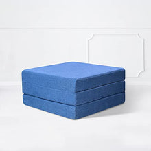 RECCI Materasso pieghevole di alta qualità, 195 x 70 x 10 cm, per materassi degli ospiti, cubi a letto, materasso pieghevole, uso versatile