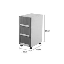 LYM &ripiano di stoccaggio Scaffalature Home Soggiorno Camera da Letto Cucina A 3 Piani con cassetto Gap Storage Finishing Shelf Scaffale di Finitura