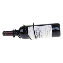 Youlin - Porta bottiglia di vino, design da parete in metallo, supporto da parete per bottiglie di vino per casa, bar, club