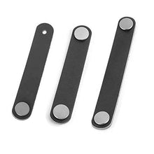 Creatwls Set di 6 maniglie in pelle sintetica per mobili e armadi, per camera da letto, armadietto, in pelle, per cucina, armadietto, armadietti, maniglie in pelle