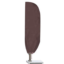Voluxe Copertura per ombrellone da Giardino, Protezione per ombrellone da Giardino in taffetà di Poliestere, Copertura per Pioggia da Giardino Impermeabile, Copertura per ombrellone,(Brown)