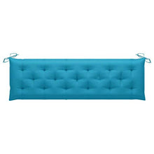 vidaXL Cuscino per Dondolo Azzurro 180 cm in Tessuto