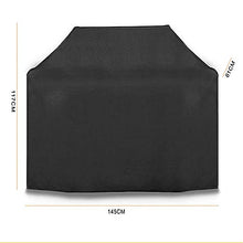 HUACHENG Copertura per Esterni Copertura per mobili Impermeabile Divano Sedia Copertura per Tavolo Giardino Patio Protezione da Spiaggia Copertura Antipolvere per Pioggia e Neve-Nero, 170x160x74