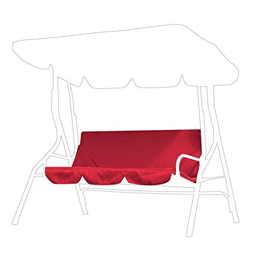 fuwinkr Coprisedile per Altalena Coprisedile per Altalena, Coprisedile per Altalena Antipolvere Impermeabile Coprisedile a 3 posti Coprisedile per Amaca 59,1 x 59,1 x 3,9 Pollici(Rosso)