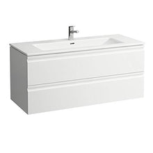 Laufen PRO S Set, lavabo, 1 Foro per Rubinetto, sfioratore, incl. mobiletto, 2 cassetti, 1200x500mm, colorazione: wenge - H8619674231041