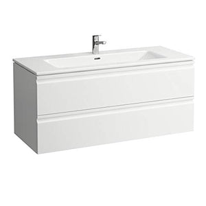Laufen PRO S Set, lavabo, 1 Foro per Rubinetto, sfioratore, incl. mobiletto, 2 cassetti, 1200x500mm, colorazione: wenge - H8619674231041