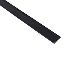 Sekey Stecca per Recinzione in PVC, Striscia Terminale Profilo di Copertura Adatto per Balconi, Giardino Protezione per Recinzioni, Set di 5 Pezzi, 1m / Striscia, Antracite