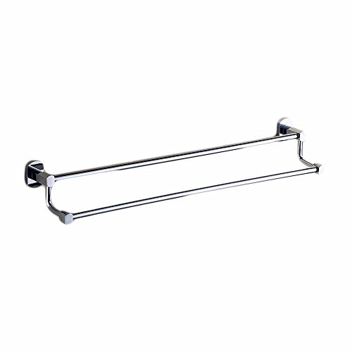 MBYW Portasciugamani Moderno Minimalista Portasciugamani Elegante per Il Bagno di Moda Portasciugamani in Rame con Doppio portasciugamani da Bagno, pensile allungabile da 30 cm