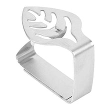 Omabeta Squisita Clip da Tavolo Buona durezza per la casa ca. 6,5 * 5,2 cm(Leaf)