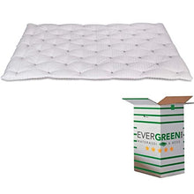 Evergreenweb - Correttore Materasso in Lattice Matrimoniale 160x190 Alto 7 cm, Topper Letto, Coprimaterasso Imbottitura Fiocco 100% Effetto Piuma Morbido, Futon Ortopedico, Fodera Antiacaro LATEXMED