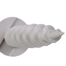 Relaxdays Parasole Ancoraggio a Terra Puntale, Picchetto con Manici di Avvitamento, 25-40 mm, per Campeggio, Spiaggia, PP, 43 x 22 x 10 cm, Grigio, Polipropilene
