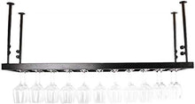 Dongyd Wine Rack Loft Mensola Metallo Ferro Rack Soffitto Bagagli Wine Rack Hanging Vetri Della Bottiglia E Il Supporto Della Struttura Calici Di Vino Calici Cremagliera Del Supporto