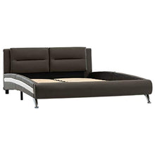 UnfadeMemory Giroletto in Similpelle, Letto Piattaforma Materasso Base Letto con Testiera (120x200 cm, Grigio)