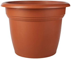Stefanplast 3826765 Vaso Mediterraneo Giardino, Arredo da Esterno, Marrone, 65 cm