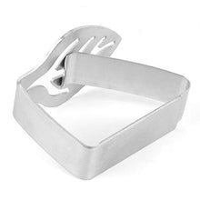 Omabeta Squisita Clip per tovaglie Facile da Usare per Ristorante(Leaf)