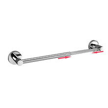 Lolypot Portasciugamani da parete Porta Salviette Da Bagno PortaSalviette Acciaio Inossidabile Cromato Retrattile 30cm - 48cm Porta Asciugamano Accessori per il Bagno(Parete, Cromo)