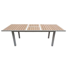 Paniate Design Tavolo Allungabile Giannutri 90x180/240 in Alluminio e Polywood - Bianco