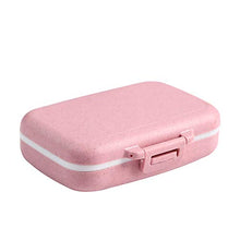 BUBM Portable Pill Organizer 6 Scomparti, Portapillole Tascabile Giornaliero Pillole Contenitore Pillole Organizzatore (Rosa)