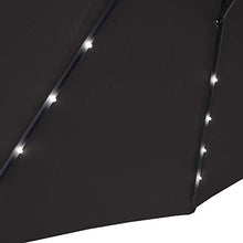 HENGMEI Ombrellone da Giardino Parasole Ø 300cm Alluminio Poliestere Parasole con Base a Croce Protezione UV Impermeabile, Grigio