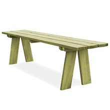 FAMIROSA Panchina da Giardino 170 cm in Legno di Pino Impregnato-5147