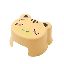ECSWP QWBGJSNM Sgabello for Bambini Cartoon Soggiorno Addensare plastica Sgabello Bagno Anti-Slip Bench Modello Sgabello Animale Piccolo Passo (Color : D)